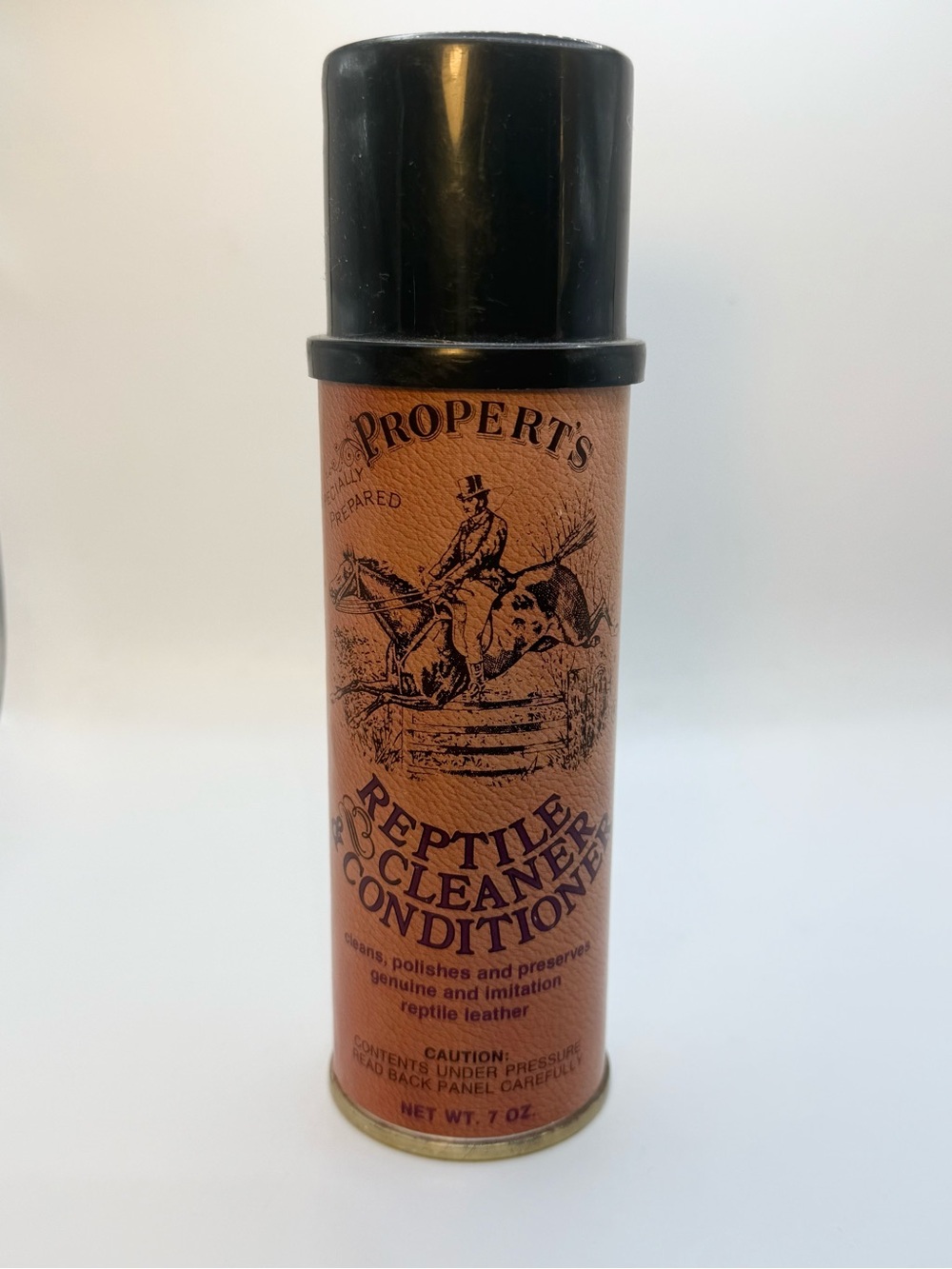 Uncommon Vintage Propert’s Reptile Leather Cleaner & Conditioner Can 7oz vintage